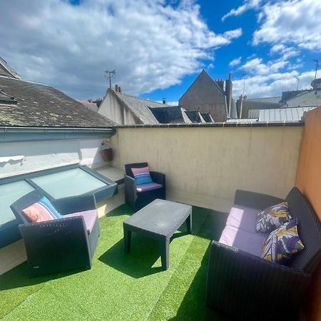 Charmant Appartement Avec Terrasse Entre Centre-Ville Et Plages De Конкарно Екстериор снимка